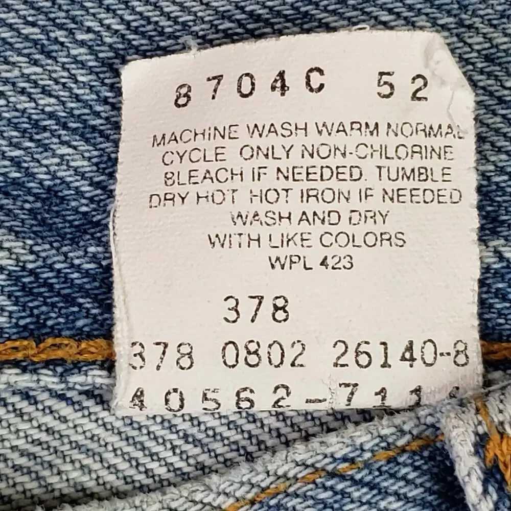 VTG Levis 560 Jeans Mens 33x30 Light Wash Blue Loose Fit Tapered Leg Faded 90s